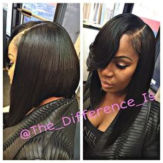 Bob Hairstyles with Deep Side Part 635 Best Bob Season Images