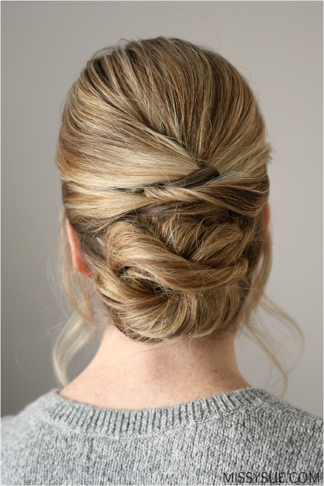 Bun Hairstyles Gone Wrong Wrapped Bun Updo