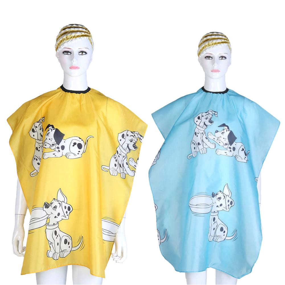 Cartoon Haircut Coupons Cartoon Dog Printed Kid Hairdressing Wrap Cape Waterproof Hair Salon