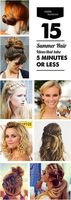 Cute 5 Minute Hairstyles for Wet Hair 108 Best 5 Minute Hairstyles Images