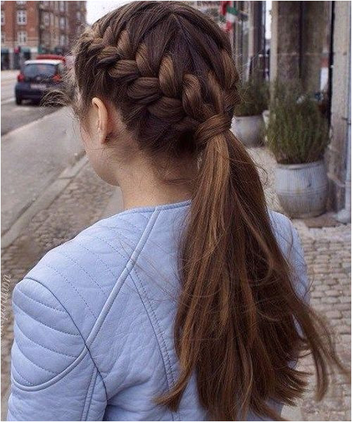 Cute Hairstyles High School Beautiful Double Braided Hairstyles 2018 for Teenage Girls