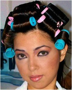 Cute Hairstyles Using Rollers 682 Best Gorgeous In Rollers Images On Pinterest