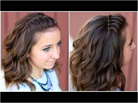 Cute Hairstyles Videos In Hindi Diy Faux Waterfall Headband