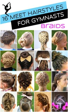 Diy Gymnastics Hairstyles 260 Best Gymnastics Hairstyles Images On Pinterest In 2019