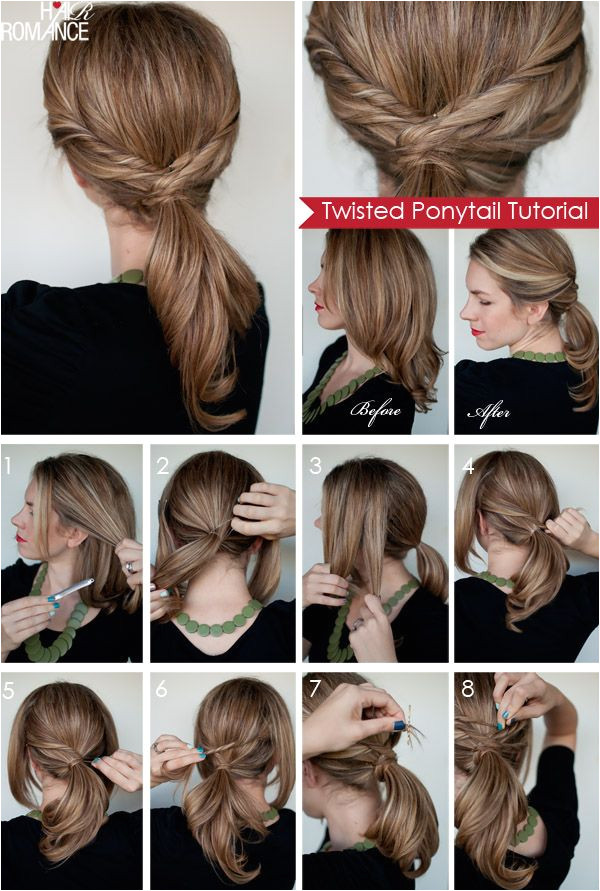 Diy Twist Hairstyles 10 Ponytail Tutorials for Hot Summer Hair