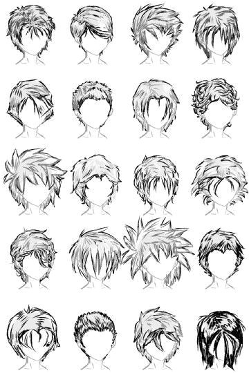 Drawing Hairstyles Pdf 20 Male Hairstyles by Lazycatsleepsdaily On Deviantart