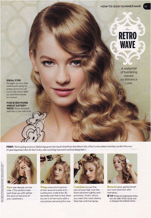 Easy 1940s Hairstyles for Curly Hair the Hair Style File Always Makes Waves with 1940s Style