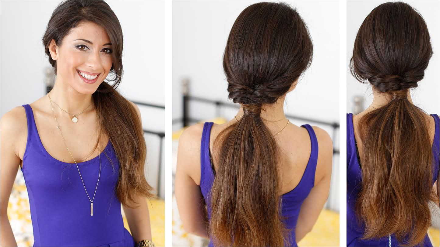 Easy Hairstyles Luxy Hair Quick and Effortless Ponytail Hairstyle with Luxy Hair Extensions