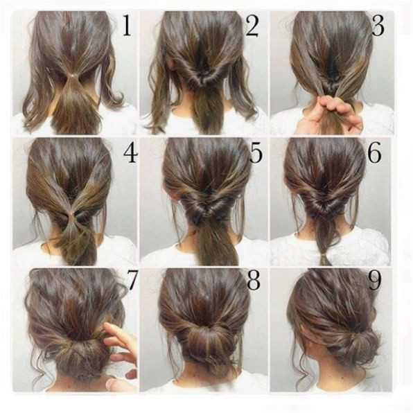 Easy Hairstyles to Do for Picture Day top 10 Messy Updo Tutorials for Different Hair Lengths