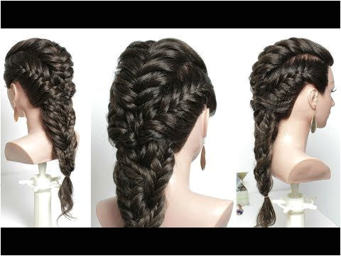 Easy Hairstyles with Braids Youtube Easy Hairstyle with Braid for Long Hair Tutorial
