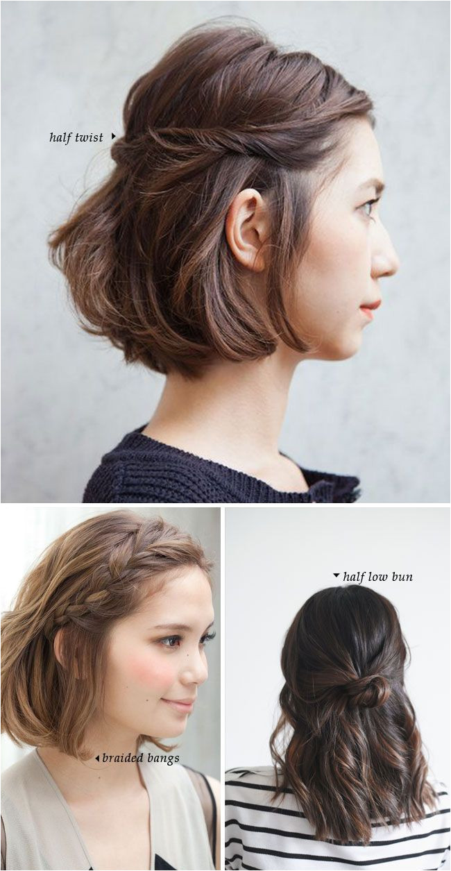 Easy Hairstyles You Can Do with Short Hair Short Hair Do S 10 Quick and Easy Styles Hair Perfection