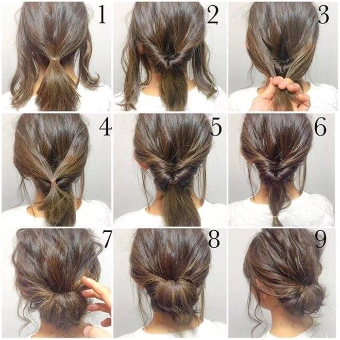 Easy Updo Hairstyles for Short Length Hair Cute for Most Hair Types Hair