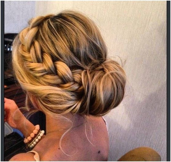 Formal Hairstyles Bun Braid 15 Braided Bun Updos Ideas Haare & Make Up Pinterest