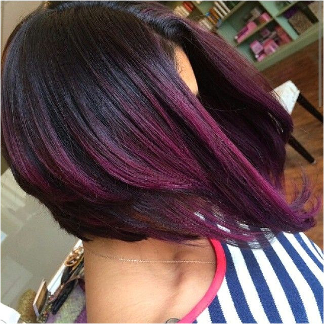 Hairstyles Black and Purple 21 Of the Latest Popular Bob Hairstyles for Women