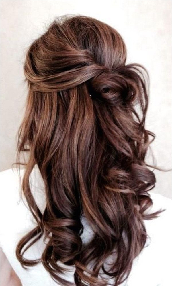 Hairstyles Down for Party 55 Stunning Half Up Half Down Hairstyles Prom Hair