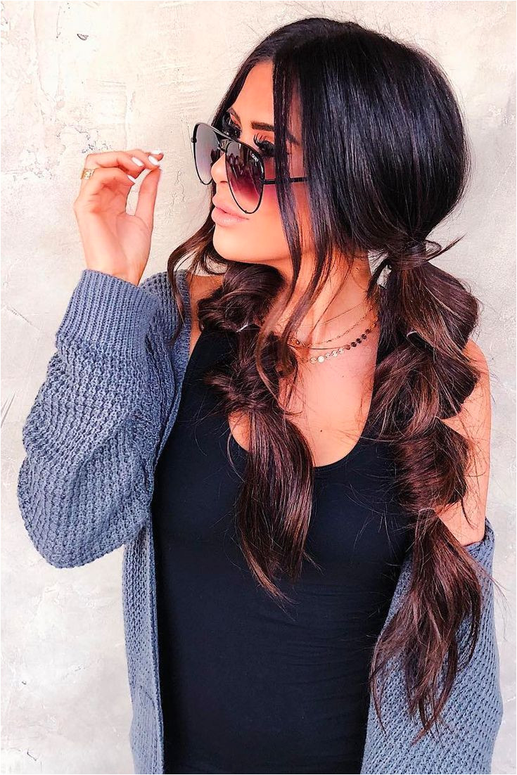 Hairstyles for Everyday Pinterest Double Bubble Ponytail