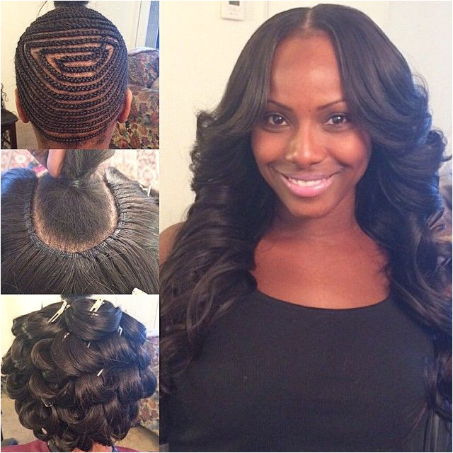 Hairstyles Hair Split Down Middle Middle Part with My Signature Pin Curls Hairbyme”