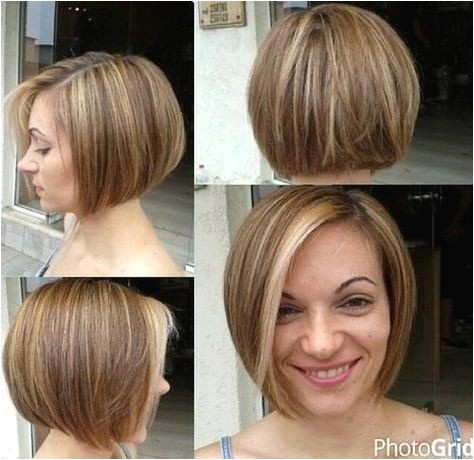 Hairstyles Stacked Bob with Bangs Stacked Bob Haircuts Hair Style Pics