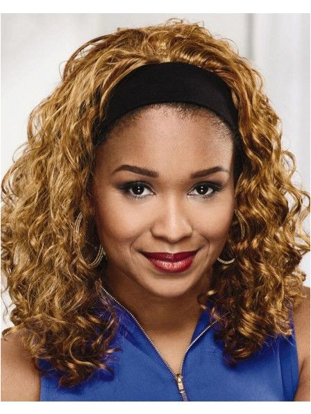 Hairstyles with Curls and Headband 2018 ç Slip Headband Hair Piece Gives Long Lush Layers Full