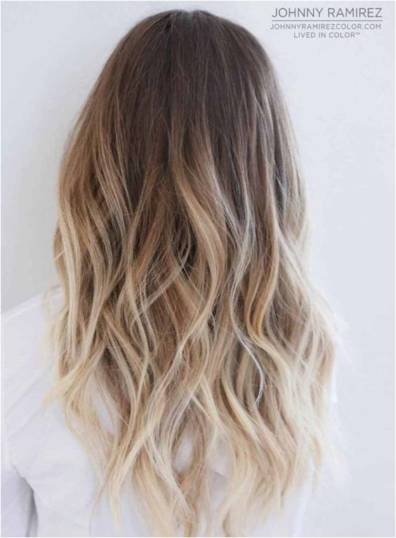 Hairstyles without Dying Roots Ombre Blonde Long Curly Hair Hairstyle Dark Root