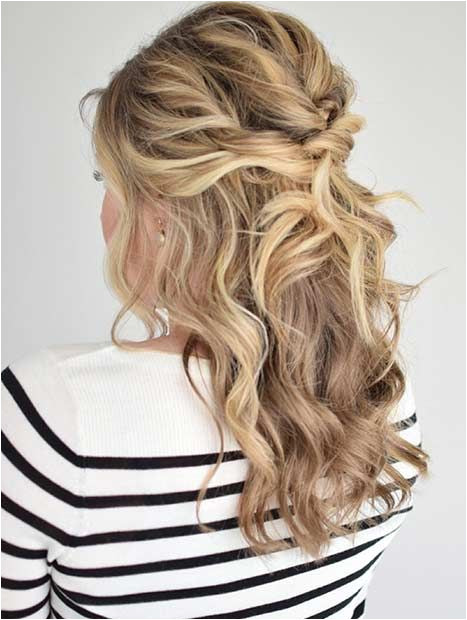 Half Up Curly Hairstyles Medium Hair 31 Half Up Half Down Prom Hairstyles