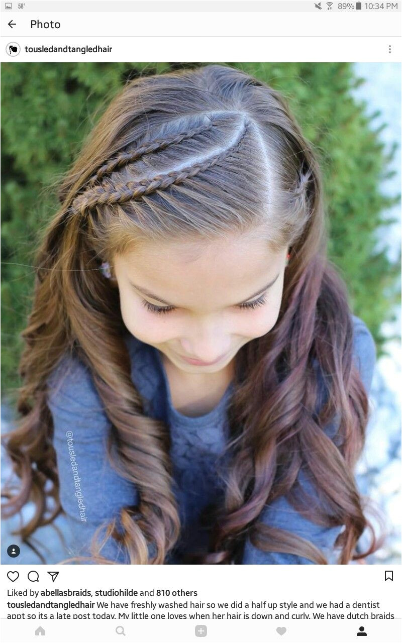 Half Up Hairstyles for toddlers Peinados Kid Hair Styles Pinterest