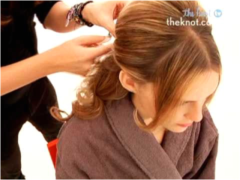 Half Updo Hairstyles Youtube How to Create A Half Up Half Down Wedding Day Hairstyle the Knot