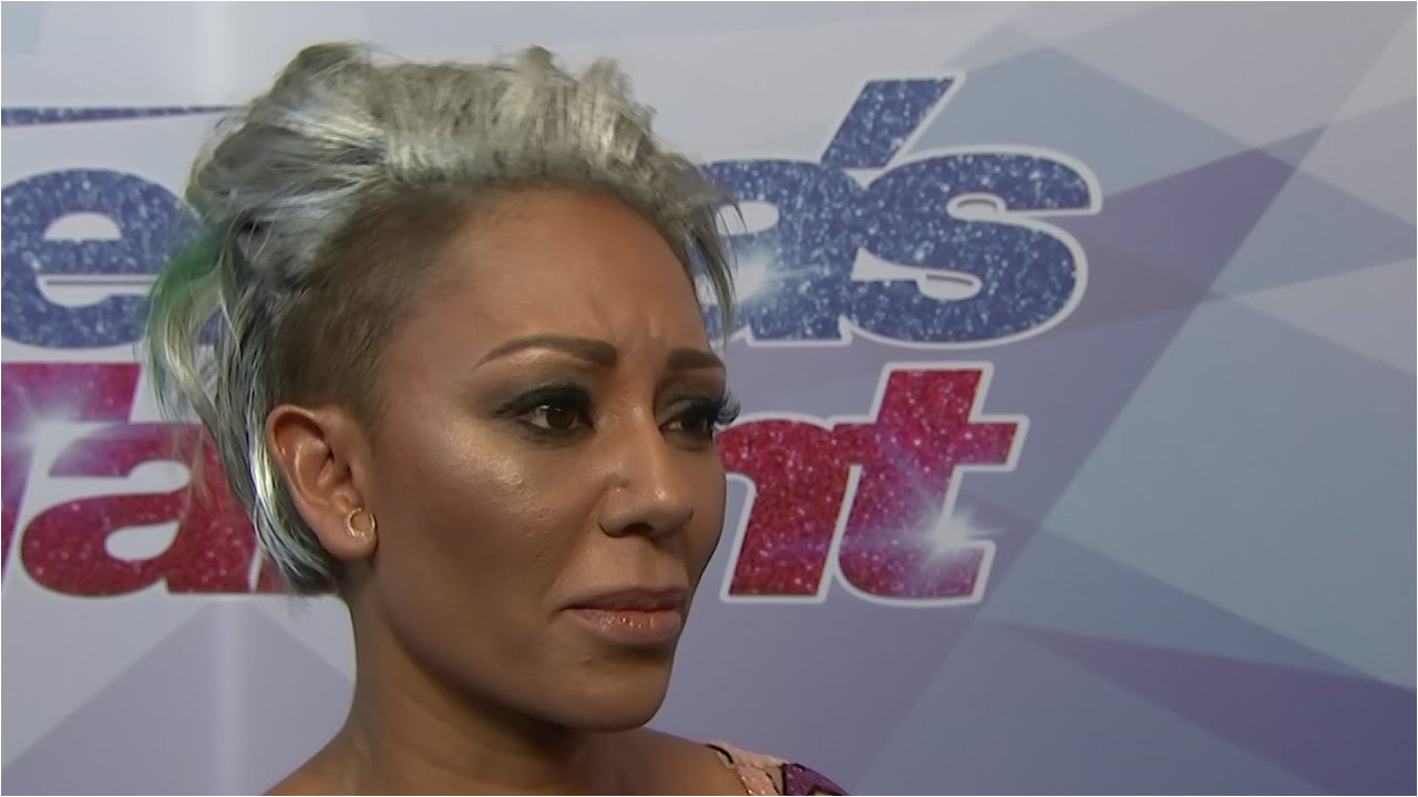 Mel B Hairstyles On America S Got Talent Mel B Storms Off America S Got Talent Set