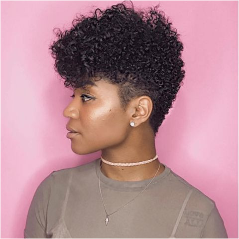 Natural Hairstyles for Short Thin 4c Hair the Perfect Braid Out On A Tapered Cut