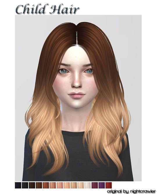 Sims 4 Child Hairstyles Download Lana Cc Finds Kids Hair Fc Ts4 Hair Kids Cf