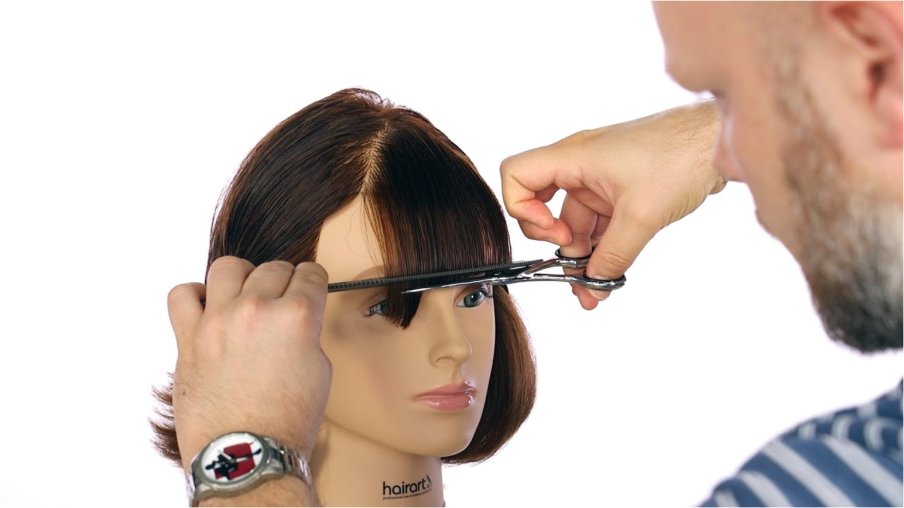 U Hair Cutting Video How to Cut Bangs thesalonguy