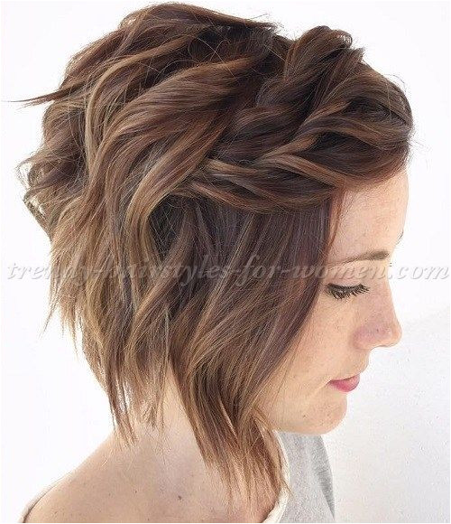 Wavy A Line Hairstyles Short Wavy Hairstyles for Women Wavy A Line Bob Hairstyle with