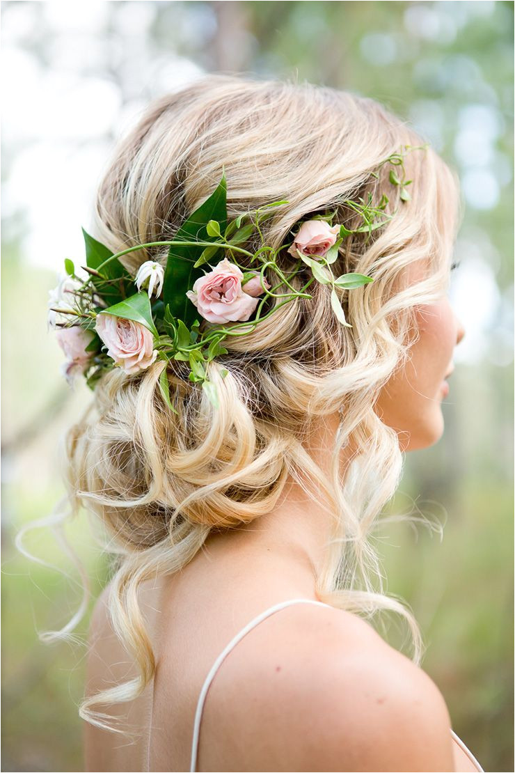 Wedding Hairstyles Rose 15 Heavenly Wedding Hair Ideas Haare Pinterest