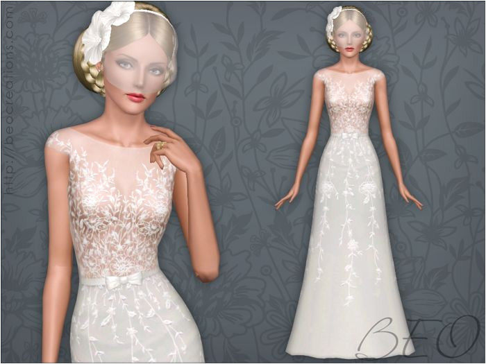 Wedding Hairstyles Sims 4 I Know This is A Weird Sims Thing but I Like the Dress if It Weren T