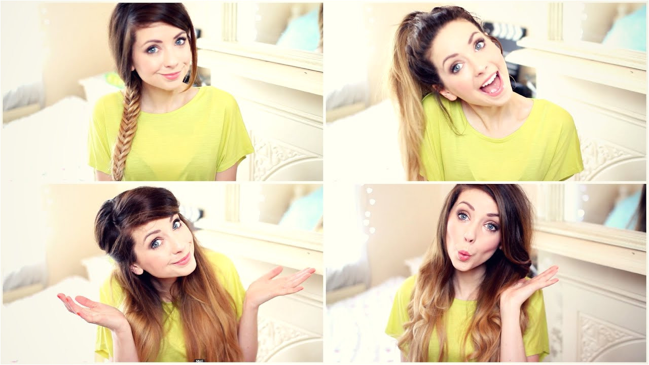 5 Easy Hairstyles Zoella How to My Quick and Easy Hairstyles