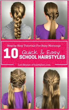 7 Hairstyles for School 168 Best Hairstyles for Kids Images In 2019