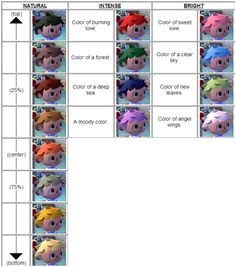 Acnl Haircut Colors 152 Best Animal Crossing Images