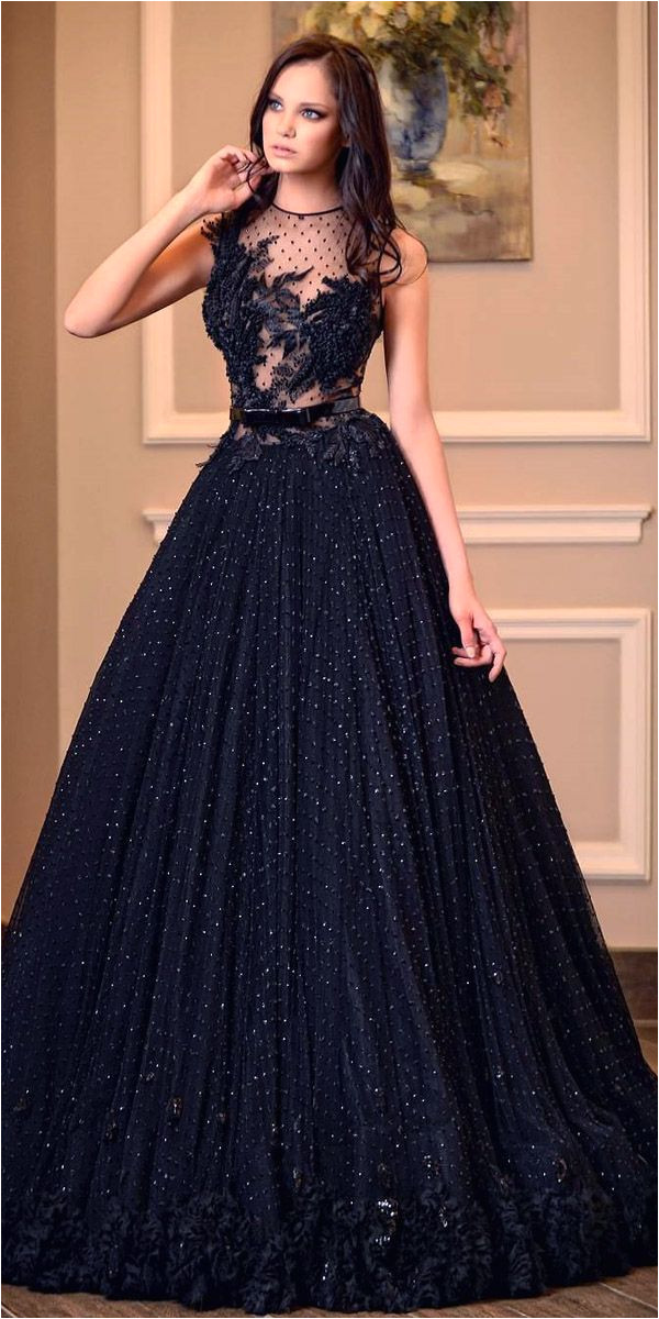 Black Hairstyles for evening Wear 21 Black Wedding Dresses with Edgy Elegance