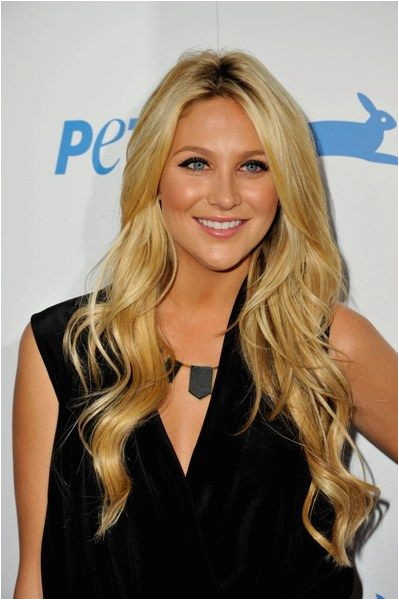 Blonde Hairstyles Celebrities Stephanie Pratts Long Blonde Hairstyle