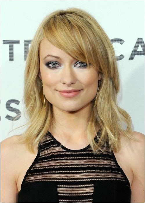Blonde Hairstyles Side Fringe Square Shaped Face Blonde Bob Olivia Wilde Hairstyle Fresh and