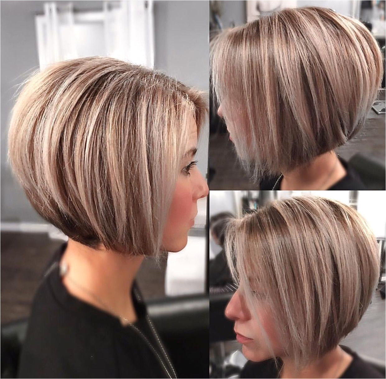 Bob Haircuts Videos Bob with Highlightsâ¤ Hair Pinterest