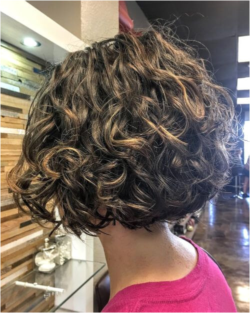 Bob Hairstyles for Curly Hair Pictures Short Stacked Bob Hairstyles for Curly Hair Lovely Curly asymmetric