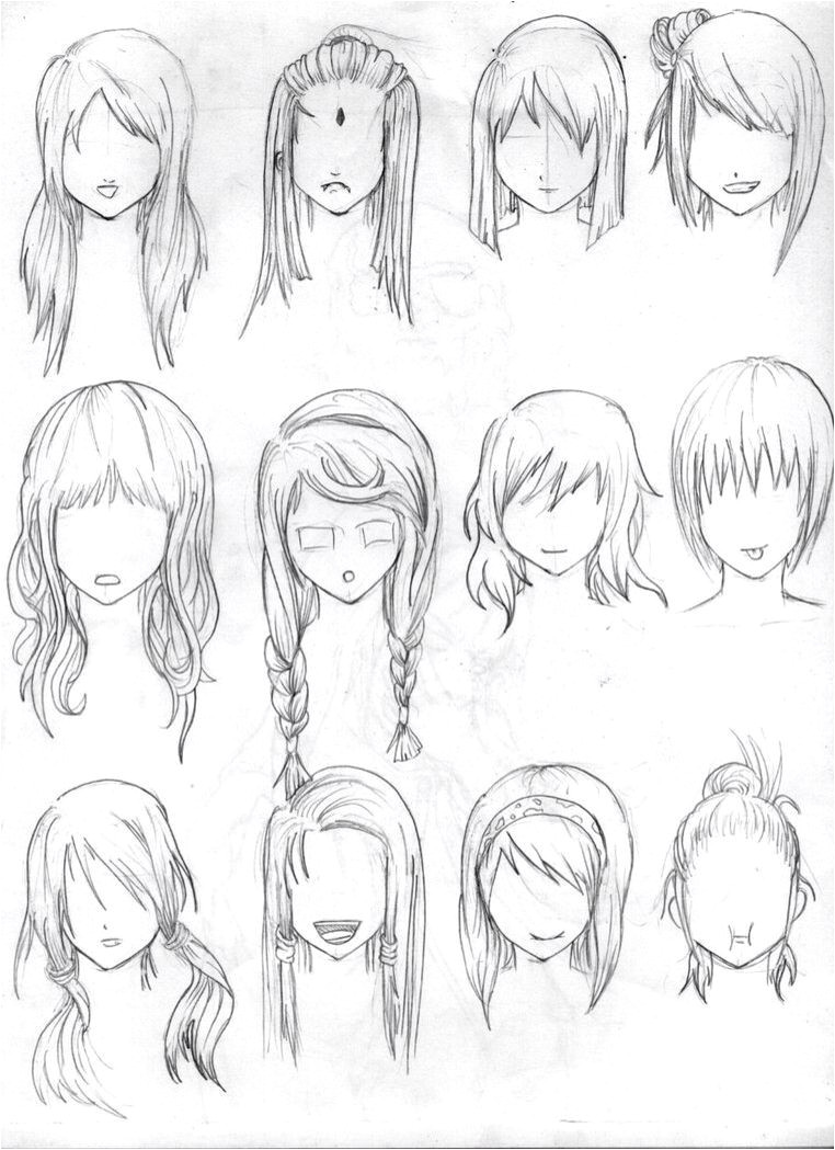 Cute Hairstyles Drawing Pin by Gaby On Cute Drawing Ideas