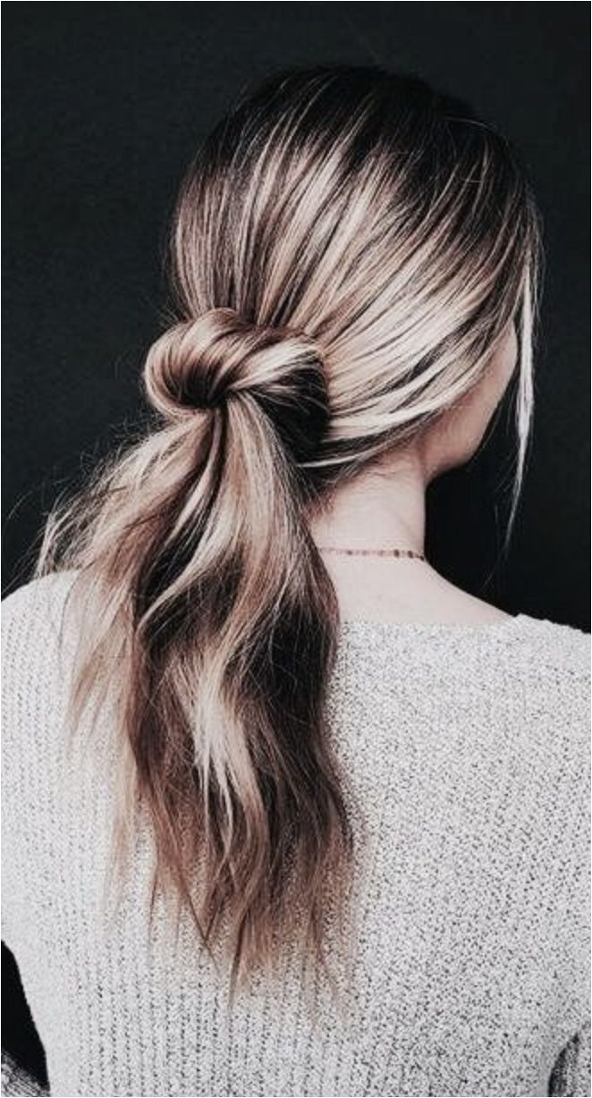 Cute Hairstyles Knotted Ponytail Knotted Pony Pretty Pinterest