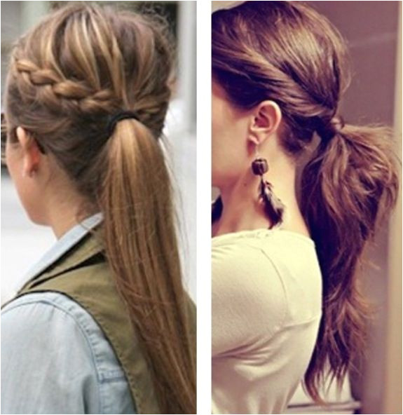 Cute Hairstyles Second Day Hair Cute Pony Tails Things I Love Pinterest