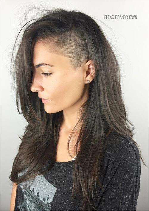 Different Hairstyles for Women with Long Hair Undercut Long Hair Long Undercut Hairstyles and Haircuts for Women