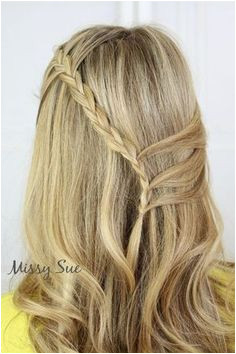 Easy Cascading Braids Hairstyles 125 Best Braided Cascade Images