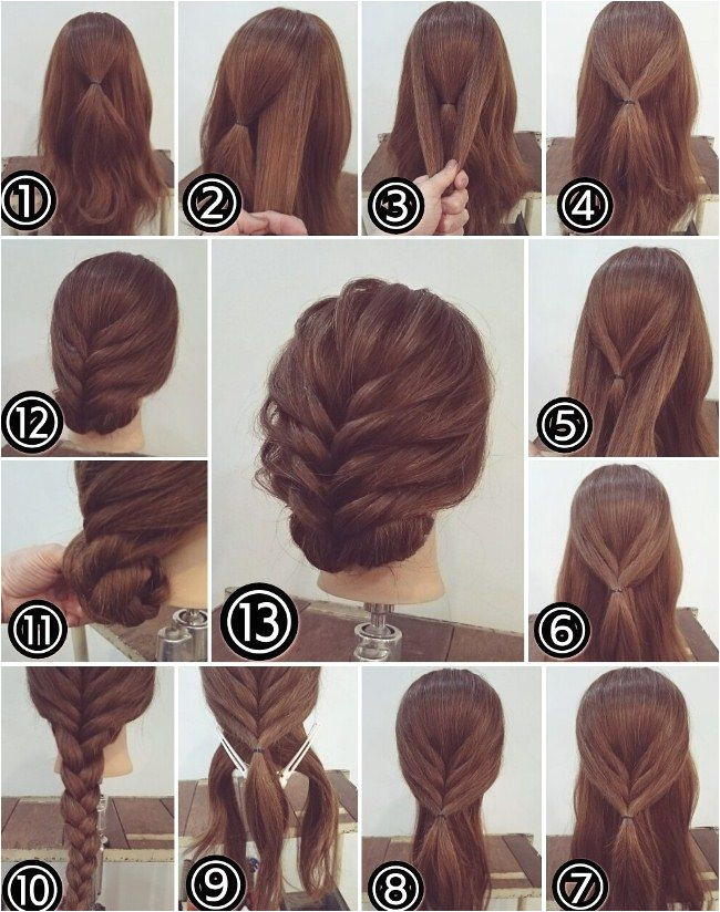 Easy Hairstyles Made by Myself Cute Easy Updos for Long Hair How to Do It Yourself