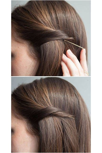 Easy Hairstyles Pulled Back 20 Life Changing Ways to Use Bobby Pins H A I R S T Y L E S