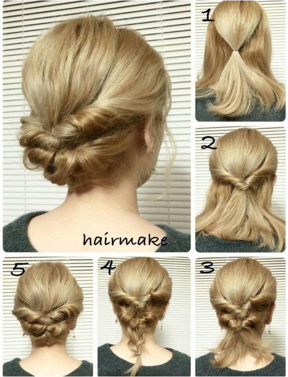 Easy Hairstyles to Do Yourself for Long Hair Easy French Twist Wedding Hair Tutorial